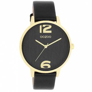 ΡΟΛΟΙ OOZOO   C11239 OOZOO Timepieces Black Leather Strap