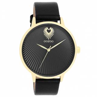 ΡΟΛΟΙ OOZOO  C11242 OOZOO Timepieces Black Leather Strap