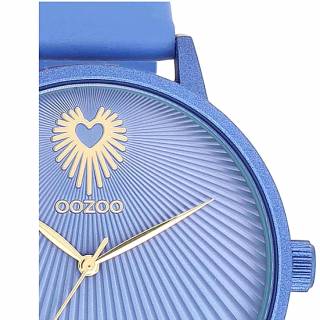 ΡΟΛΟΙ OOZOO  C11246 OOZOO Timepieces Light Blue Leather Strap