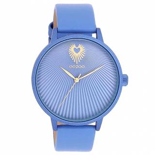 ΡΟΛΟΙ OOZOO  C11246 OOZOO Timepieces Light Blue Leather Strap