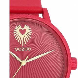 ΡΟΛΟΙ OOZOO  C11247 OOZOO Timepieces Red Leather Strap