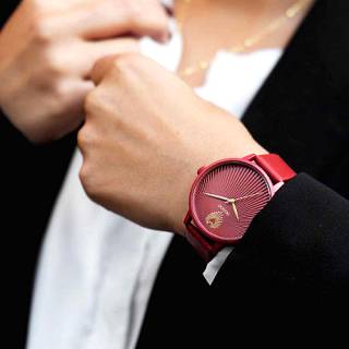 ΡΟΛΟΙ OOZOO  C11249 OOZOO Timepieces Red Leather Strap