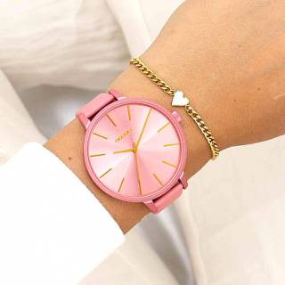 ΡΟΛΟΙ OOZOO  C11250 OOZOO Timepieces Pink Leather Strap