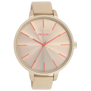 ΡΟΛΟΙ OOZOO  C11251 OOZOO Timepieces Beige Leather Strap