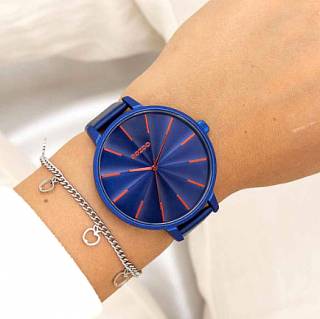 ΡΟΛΟΙ OOZOO  C11252 OOZOO Timepieces Blue Leather Strap