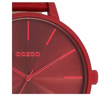 ΡΟΛΟΙ OOZOO  C11253 OOZOO Timepieces Red Leather Strap