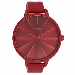 ΡΟΛΟΙ OOZOO  C11253 OOZOO Timepieces Red Leather Strap