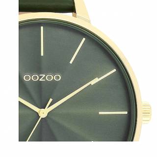 ΡΟΛΟΙ OOZOO  C11257 OOZOO Timepieces Green Leather Strap