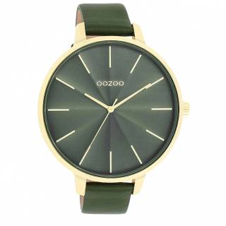 ΡΟΛΟΙ OOZOO  C11257 OOZOO Timepieces Green Leather Strap