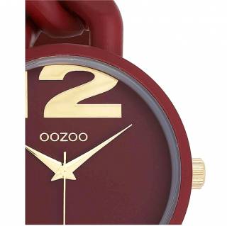 ΡΟΛΟΙ OOZOO  C11267 OOZOO Timepieces Bordeaux Plastic Strap