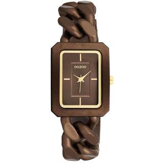 ΡΟΛΟΙ OOZOO  C11276 OOZOO Timepieces Brown Plastic Bracelet