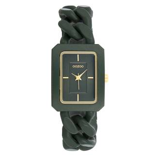 ΡΟΛΟΙ OOZOO  C11279 OOZOO Timepieces Olive Green Plastic Bracelet