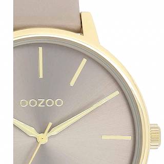 ΡΟΛΟΙ OOZOO  C11291 OOZOO Timepieces Beige Leather Strap