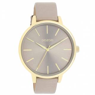 ΡΟΛΟΙ OOZOO  C11291 OOZOO Timepieces Beige Leather Strap