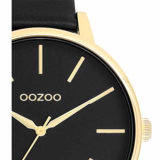 ΡΟΛΟΙ OOZOO  C11294 OOZOO Timepieces Black Leather Strap