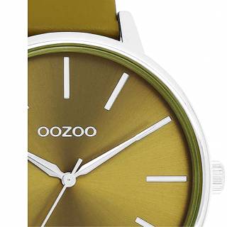 ΡΟΛΟΙ OOZOO  C11298 OOZOO Timepieces Olive Green Leather Strap