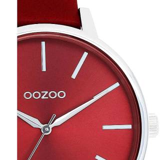 ΡΟΛΟΙ OOZOO  C11299 OOZOO Timepieces Red Leather Strap