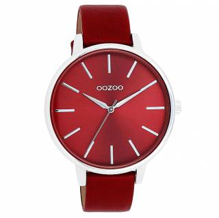 ΡΟΛΟΙ OOZOO  C11299 OOZOO Timepieces Red Leather Strap