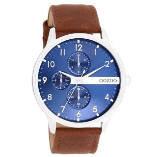 ΡΟΛΟΙ OOZOO  C11306 OOZOO Timepieces Brown Leather Strap