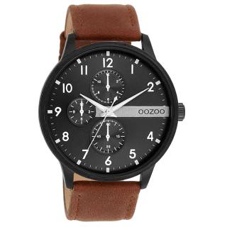 ΡΟΛΟΙ OOZOO  C11307 OOZOO Timepieces Brown Leather Strap