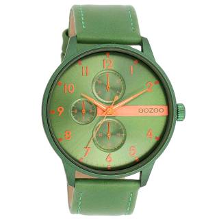 ΡΟΛΟΙ OOZOO  C11308 OOZOO Timepieces Green Leather Strap