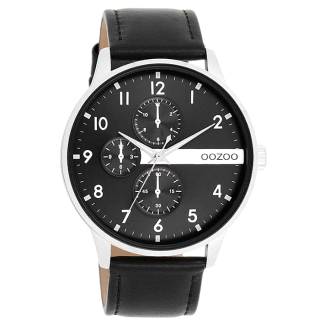 ΡΟΛΟΙ OOZOO  C11309 OOZOO Timepieces Black Leather Strap