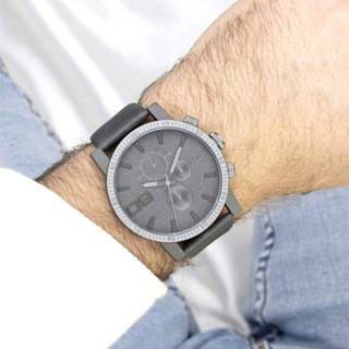 ΡΟΛΟΙ OOZOO  C11312 OOZOO Timepieces Grey Leather Strap