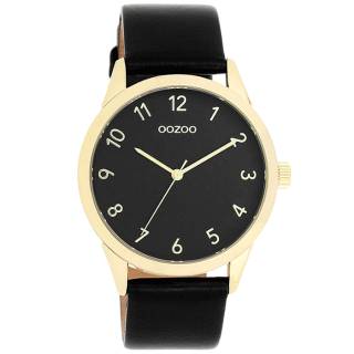 ΡΟΛΟΙ OOZOO  C11329 OOZOO Timepieces Black Leather Strap