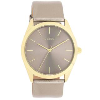 ΡΟΛΟΙ OOZOO  C11333 OOZOO Timepieces Beige Leather Strap