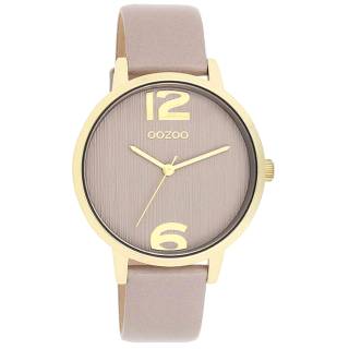 ΡΟΛΟΙ OOZOO  C11342 OOZOO Timepieces Beige Leather Strap