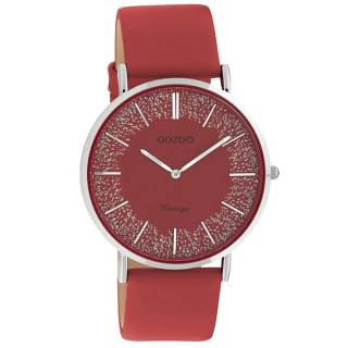 ΡΟΛΟΙ OOZOO C20129 OOZOO Vintage Red Leather Strap