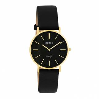 ΡΟΛΟΙ OOZOO  C20182 OOZOO Vintage Black Leather Strap