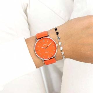 ΡΟΛΟΙ OOZOO  C20320 OOZOO Vintage Orange Leather Strap