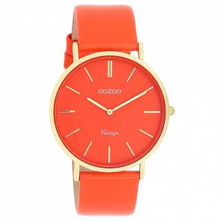 ΡΟΛΟΙ OOZOO  C20321 OOZOO Vintage Orange Leather Strap