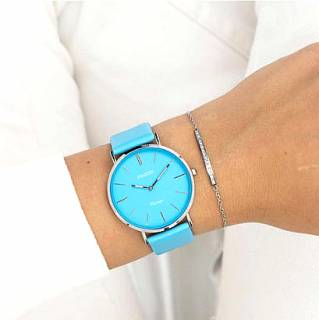 ΡΟΛΟΙ OOZOO  C20322 OOZOO Vintage Light Blue Leather Strap