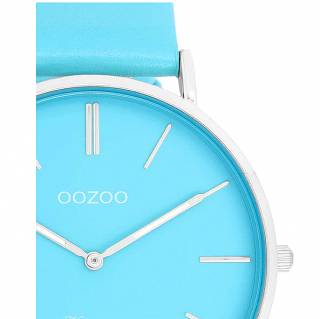 ΡΟΛΟΙ OOZOO  C20322 OOZOO Vintage Light Blue Leather Strap