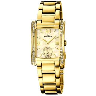 ΡΟΛΟΙ CANDINO  C4555/2 CANDINO Ladies Crystals Gold Stainless Steel Bracelet