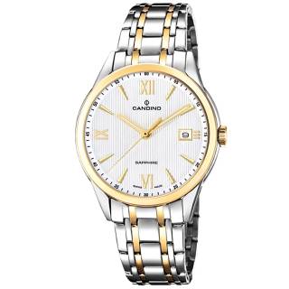 ΡΟΛΟΙ CANDINO C4694/1 CANDINO Gents Two Tone Stainless Steel Bracelet