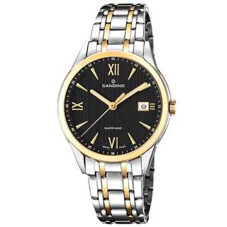 ΡΟΛΟΙ CANDINO C4694/3 CANDINO Gents Two Tone Stainless Steel Bracelet