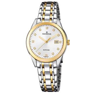 ΡΟΛΟΙ CANDINO C4695/1 CANDINO Ladies Two Tone Stainless Steel Bracelet