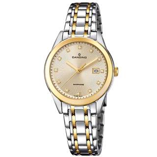 ΡΟΛΟΙ CANDINO C4695/2 CANDINO Ladies Two Tone Stainless Steel Bracelet