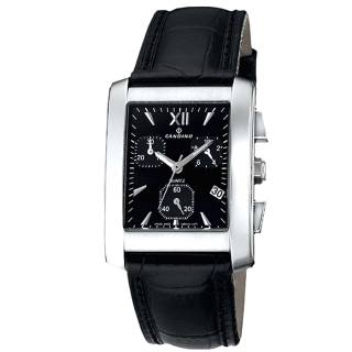 ΡΟΛΟΙ CANDINO C7503/3 CANDINO Gents Chronograph Black Leather Bracelet