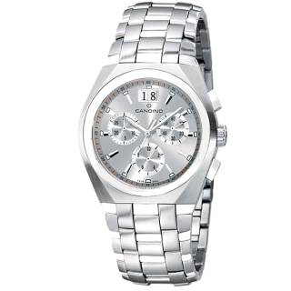 ΡΟΛΟΙ CANDINO C7511/2 CANDINO Gents Chronograph Silver Stainless Steel Bracelet