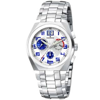 ΡΟΛΟΙ CANDINO C7511/A CANDINO Gents Chronograph Silver Stainless Steel Bracelet