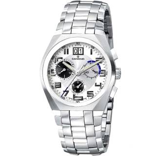 ΡΟΛΟΙ CANDINO C7511/D CANDINO Gents Chronograph Silver Stainless Steel Bracelet