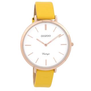 ΡΟΛΟΙ OOZOO  C9387 OOZOO Vintage Yellow Leather Strap