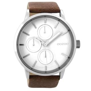 ΡΟΛΟΙ OOZOO  C9426  OOZOO Timepieces Brown Leather Strap