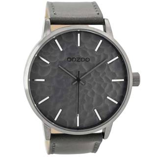 ΡΟΛΟΙ OOZOO  C9440 OOZOO Timepieces Grey Leather Strap