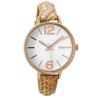 ΡΟΛΟΙ OOZOO C9481OOZOO Timepieces Gold Leather Strap