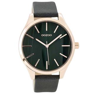 ΡΟΛΟΙ OOZOO C9503 OOZOO Timepieces Grey Leather Strap